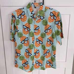Haydendear Boy’s Hawaiian Collared Button Down Shirt - 13-14Y - NWOT